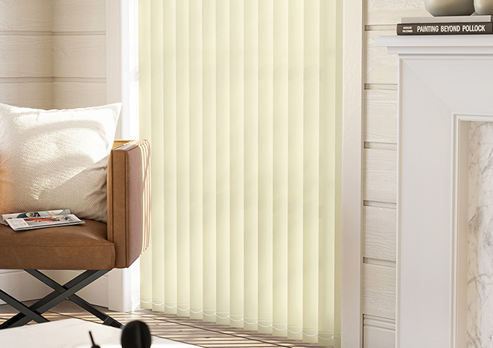 Deanna, Soft Cream - Vertical Blind - Image 5